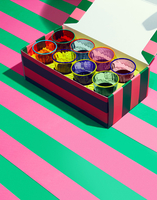 La DoubleJ Rainbow Glass Set of 8 La DoubleJ Rainbow Glass Set of 8 Rainbow GLA0003MUR001ASS0001
