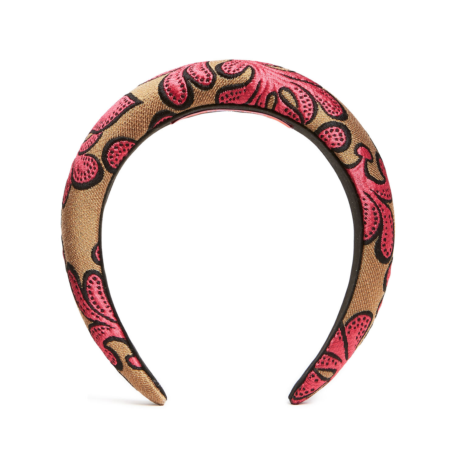 La Doublej Medici Headband In Herald Fuchsia