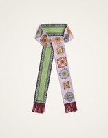 La DoubleJ Skinny Scarf La DoubleJ Skinny Scarf Nucleus Placée Dusty Pink SCA0075SIL006NUC06PI10