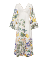 LaDoubleJ Tangier Kaftan LaDoubleJ Tangier Kaftan Botanical DRE0168SIL006BOT0001
