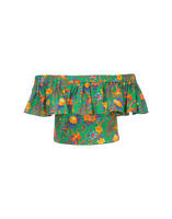 LaDoubleJ Double Love Top LaDoubleJ Double Love Top Pavone Verde SHI0022COT001PAV0003