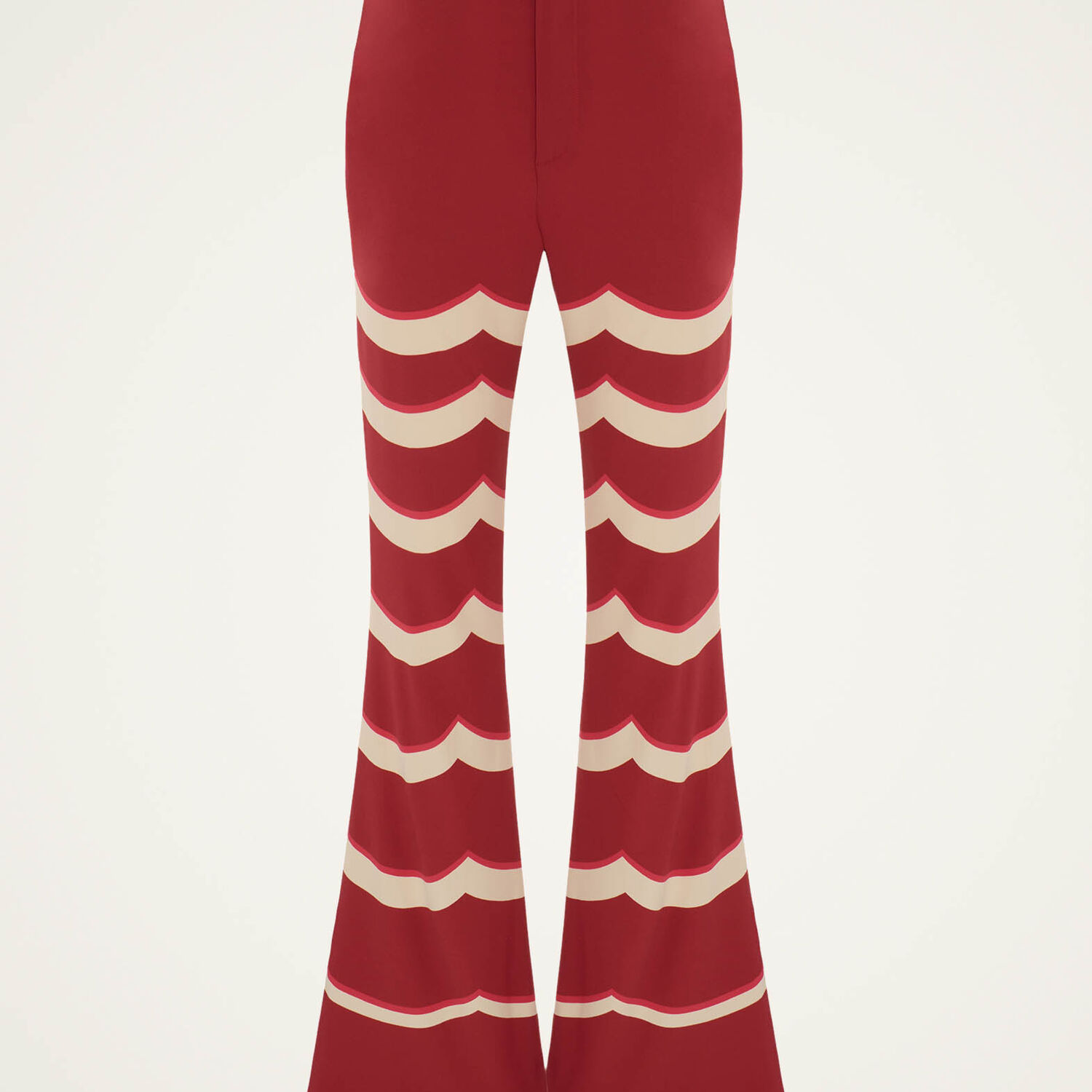 La Doublej Saturday Night Pants In Fans Placée Red
