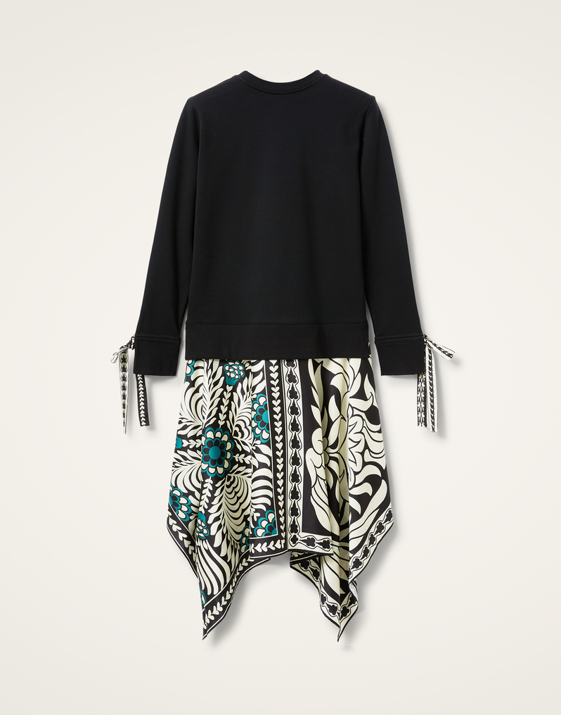 La DoubleJ Arcade Dress La DoubleJ Arcade Dress Mix Tiles Placée Black DRE0639JER040MIX01BL01