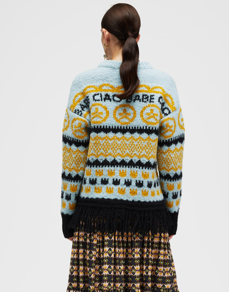 LaDoubleJ Engadina Sweater LaDoubleJ Engadina Sweater Hippie PUL0042KNI032HIP0001