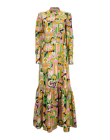LaDoubleJ Maxi Shirt Dress Lisboa Rosa DRE0047COT001LIS0002