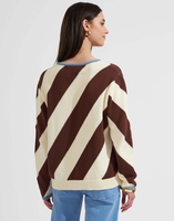 La DoubleJ Veneziana Sweater La DoubleJ Veneziana Sweater Chocolate PUL0154KNI086VA176BR07