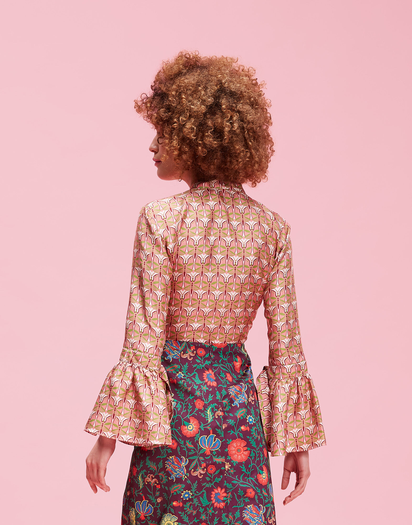 LaDoubleJ Happy Wrist Top Libellule Rosa SHI0011SIL001LIB0004