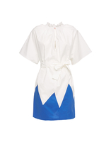 La DoubleJ Holiday Dress Solid White Smoke DRE0364COT001AVO0004