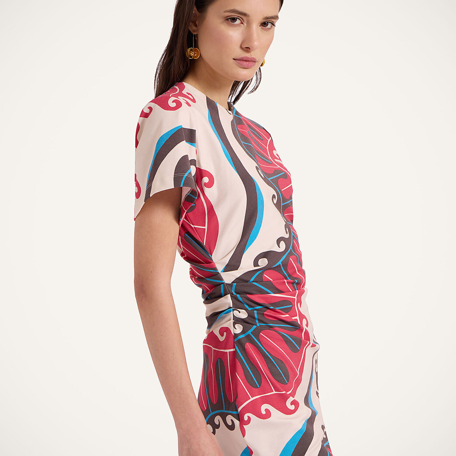 La Doublej X Lela Dress Pacific Sweater In Pacific Ivory