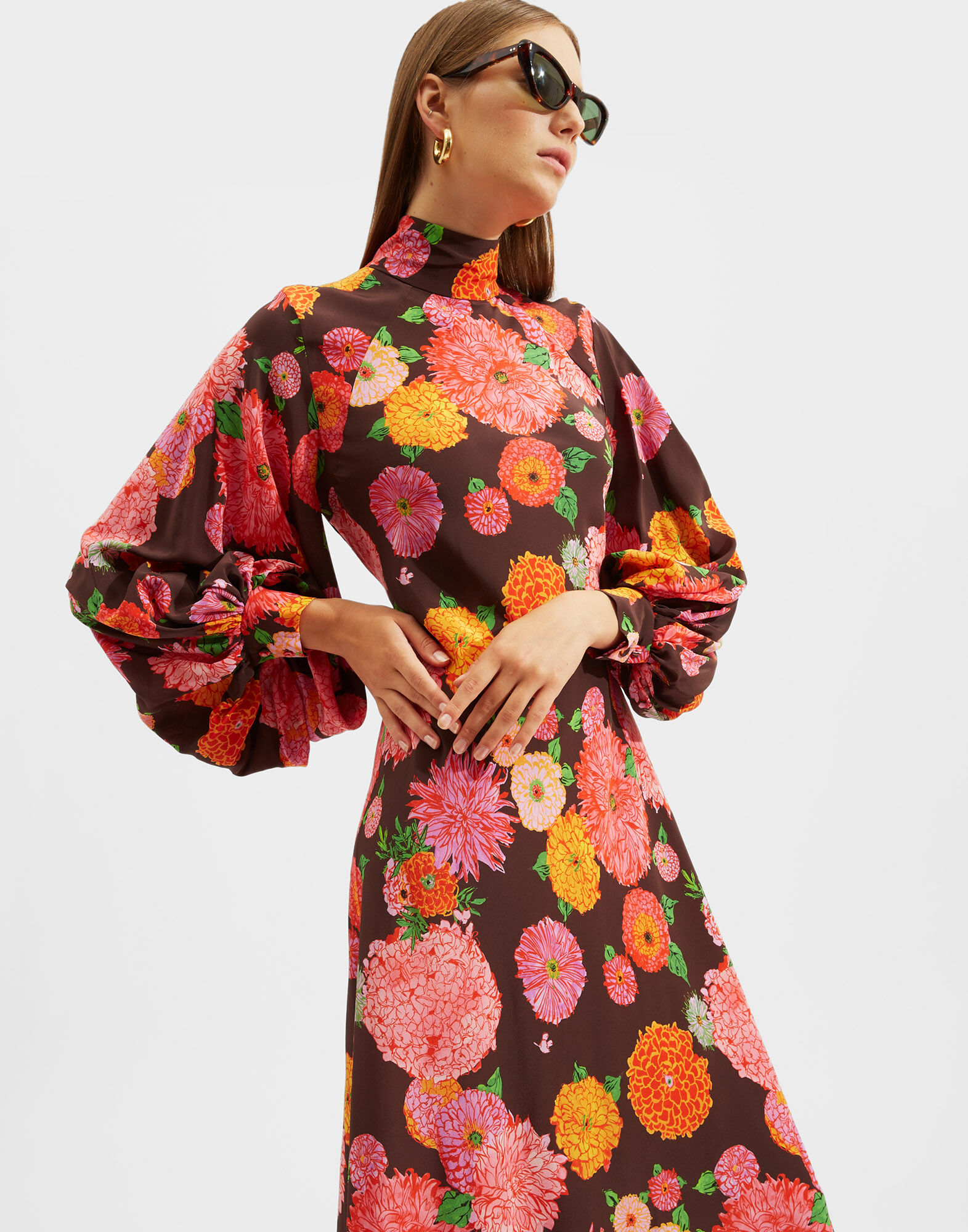 La DoubleJ Medici Dress Gin Chocolate DRE0554CRE001GYN01BR07