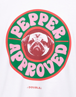 LaDoubleJ Men&#39;s Slogan T-shirt Pepper Approved SHI0053JER010SLO0008