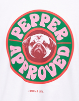 LaDoubleJ Men's Slogan T-shirt LaDoubleJ Men's Slogan T-shirt Pepper Approved SHI0053JER010SLO0008