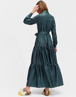 LaDoubleJ Bellini Dress LaDoubleJ Bellini Dress Farfalline Verde DRE0016SIL001FAF0002