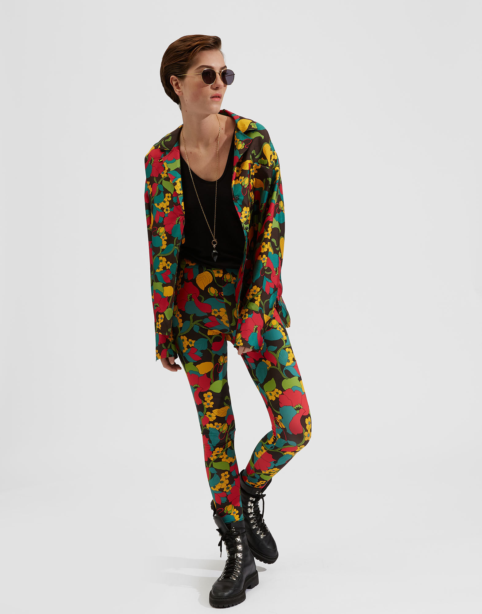 La DoubleJ Milano Shirt Vines SHI0066SIL001VIN0001