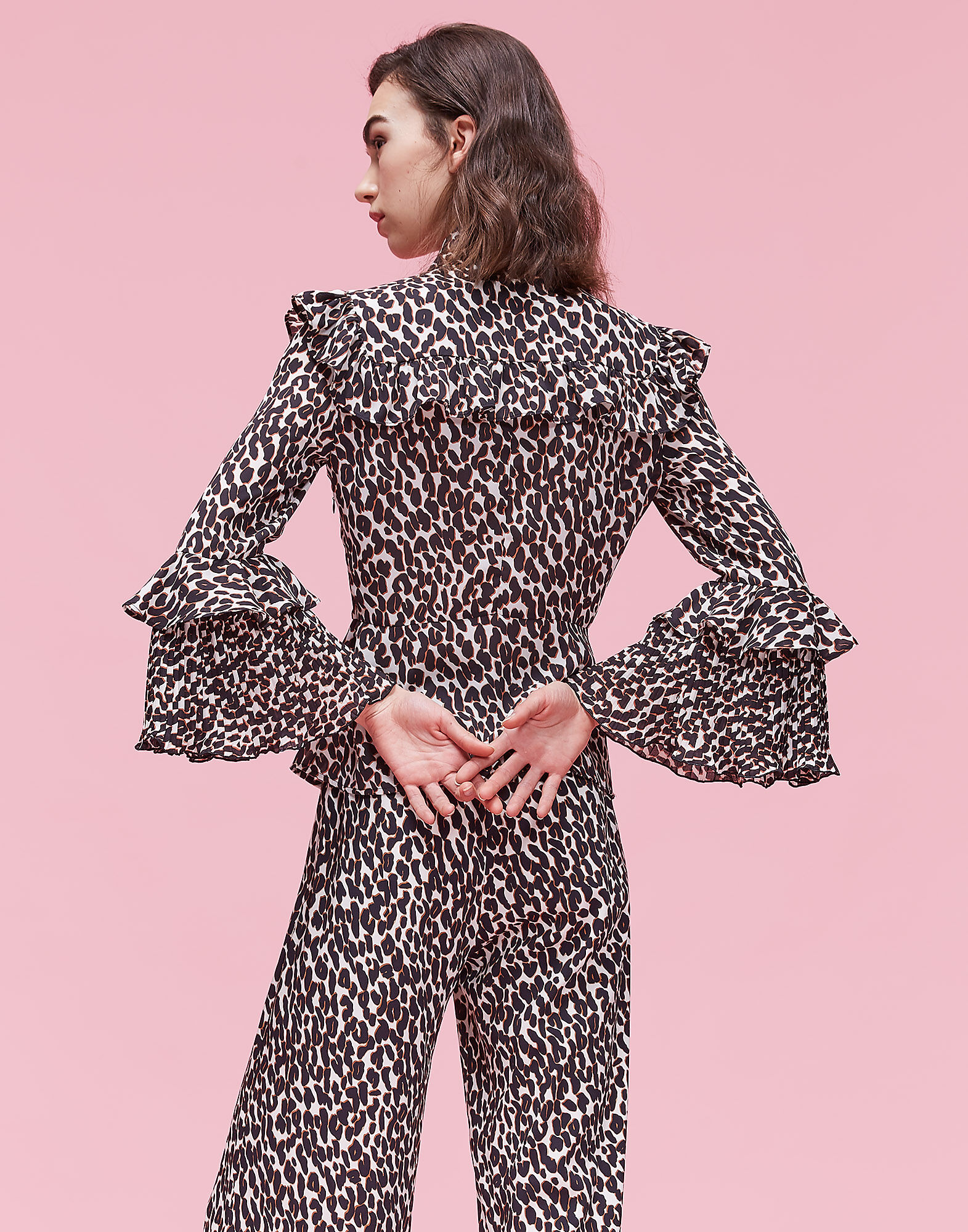 LaDoubleJ Fancy Top Leopard SHI0028DBG001LEO0001