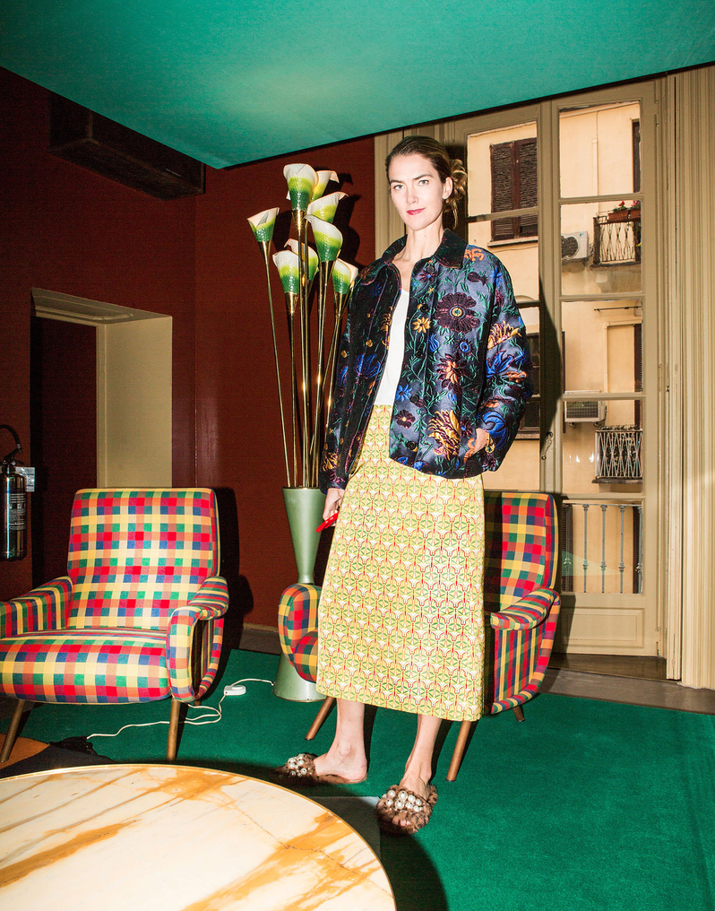 LaDoubleJ Motorino Jacket LaDoubleJ Motorino Jacket Dragonflower Lurex JAC0005JAC005DRA0003