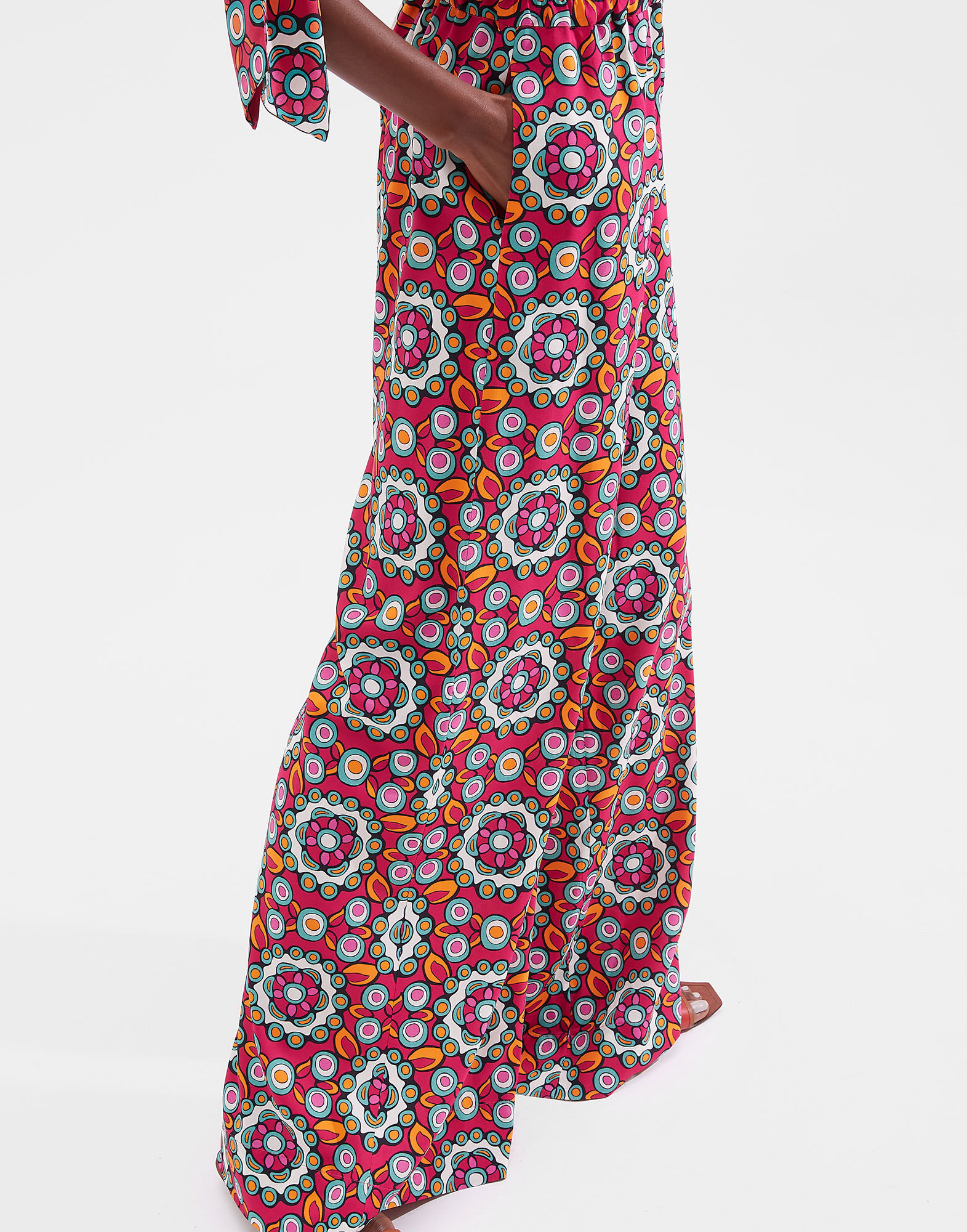 LaDoubleJ Palazzo Pants Kaleidoscope Fuxia TRO0003VIS001KAL0004