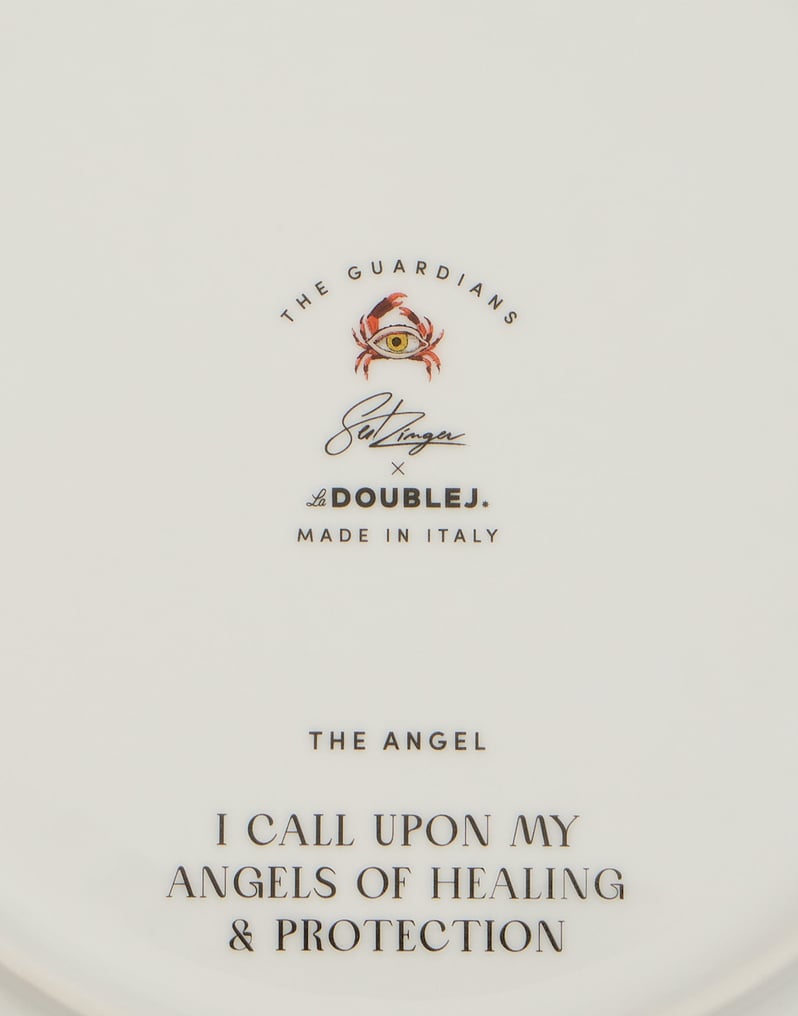 La DoubleJ Decorative Plate La DoubleJ Decorative Plate The Angel Brown DPL0001CER001ANG01BR11