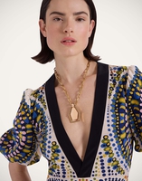 La DoubleJ Swinging Portal Necklace La DoubleJ Swinging Portal Necklace 24k Gold Plate NEC0022BRA003GOL09YE05