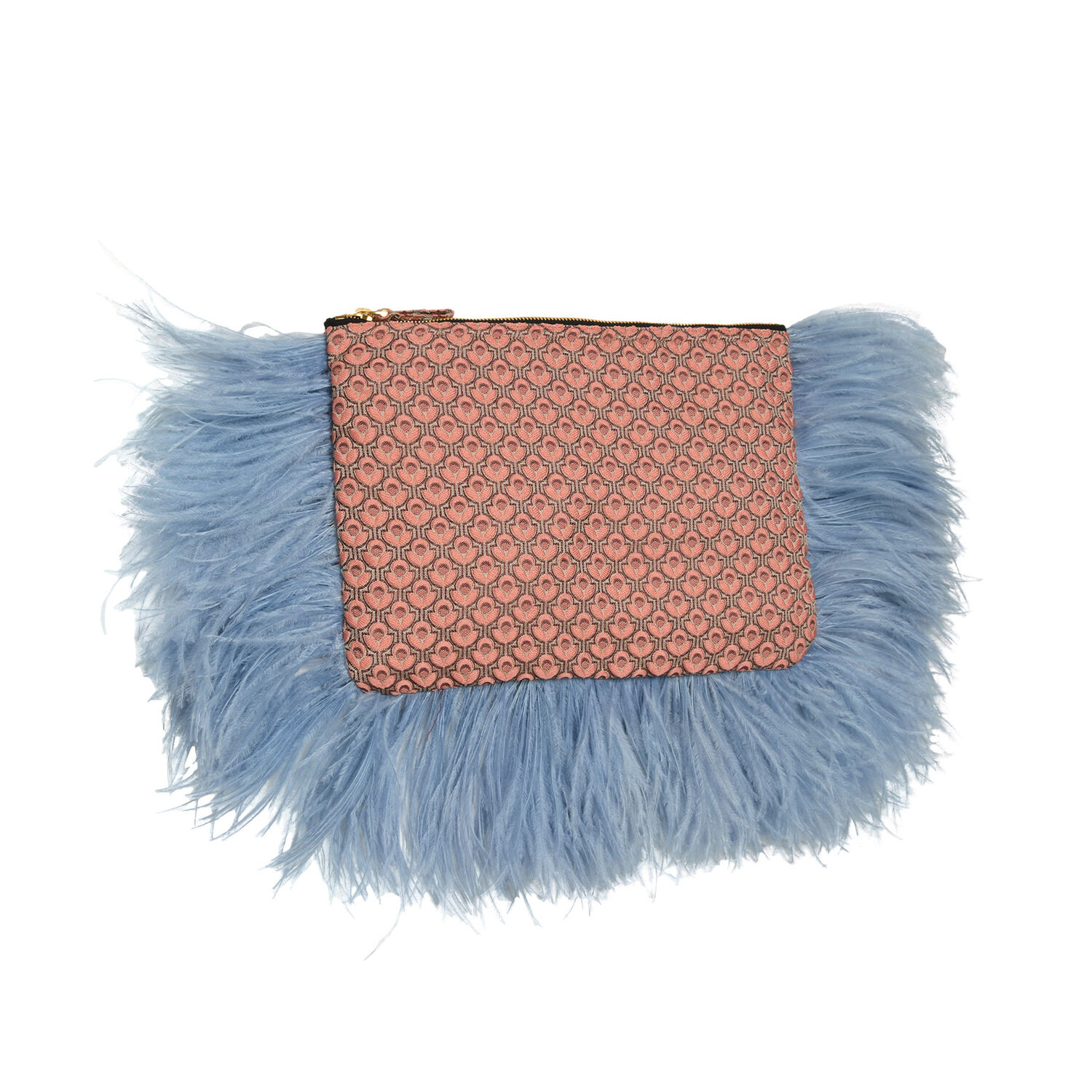  La Doublej Bags & Pochettes Women - Party Pochette Tulip Pale Pink One Size 75% Polyester 23% Polyamide 2% Ostrich Feathers 