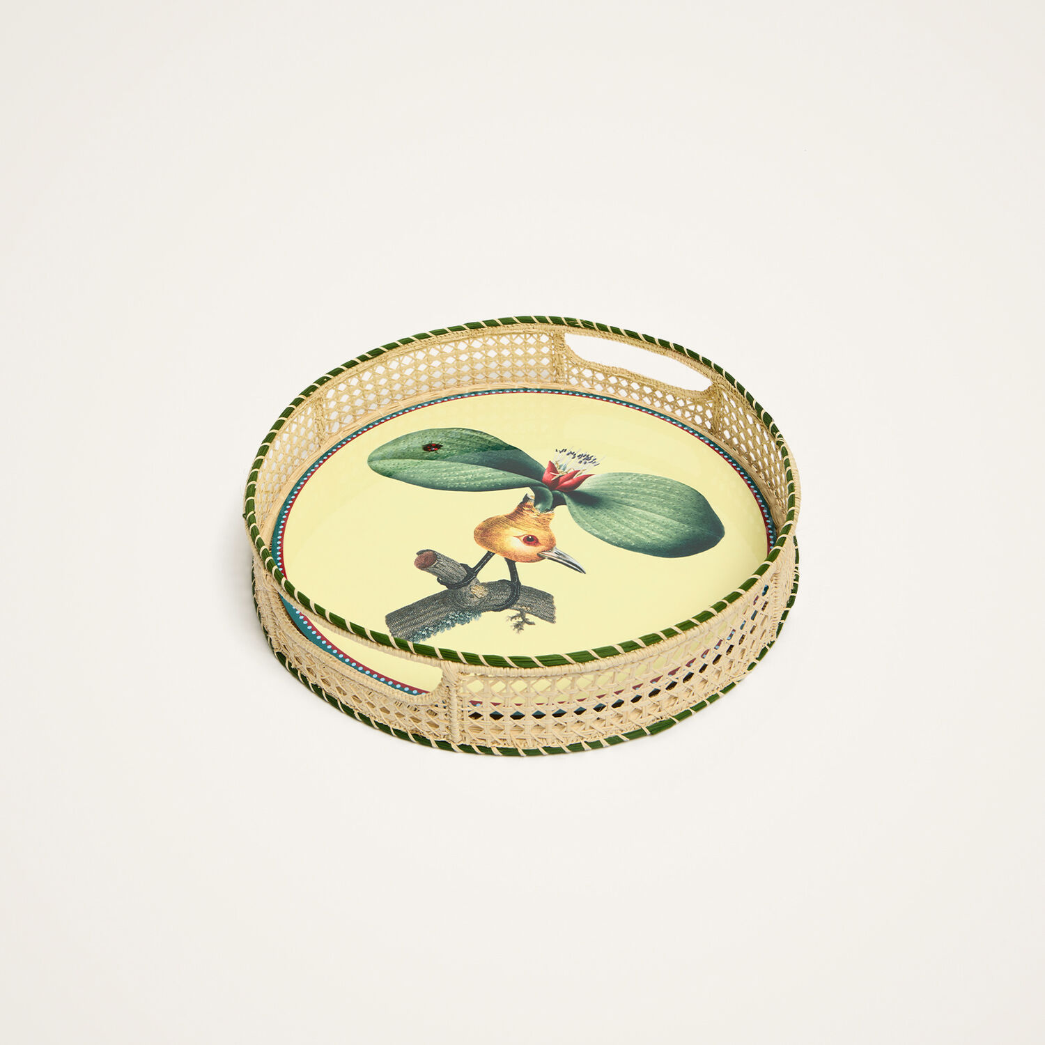 La Doublej Disk Placemat In Green
