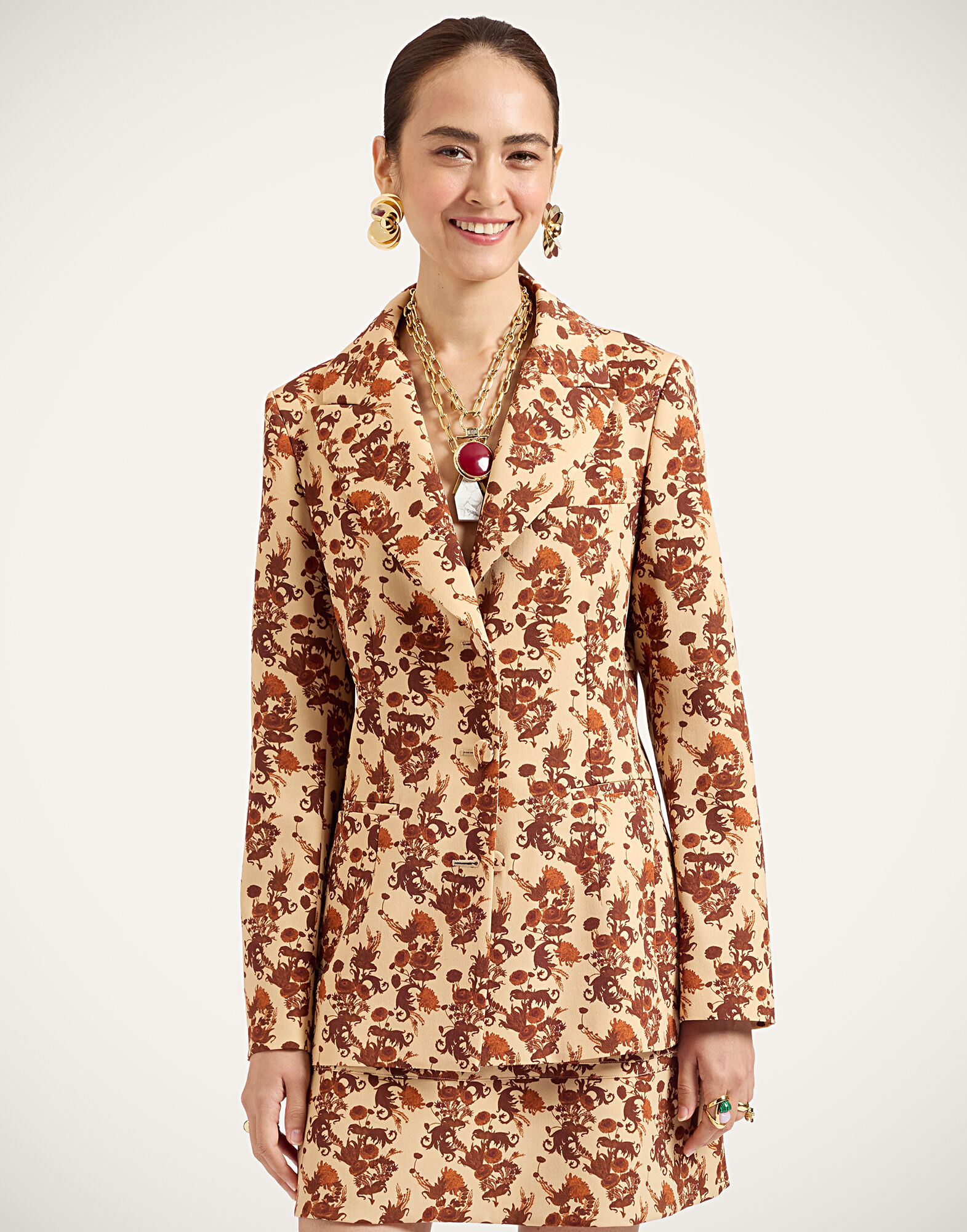 La DoubleJ 24/7 Jacket Bis Coven Micro Buttercream JAC0063WOL037COV02WH09