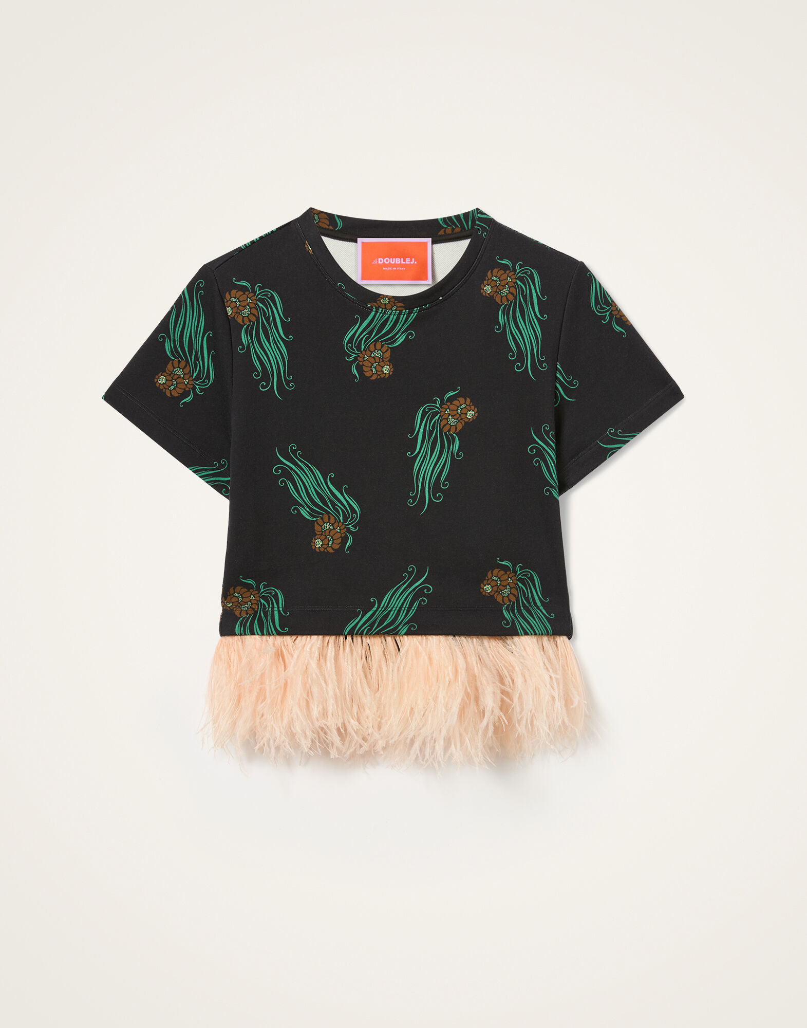 La DoubleJ La Scala Tee Lemuria Black TSH0026JER039LEM01BL01