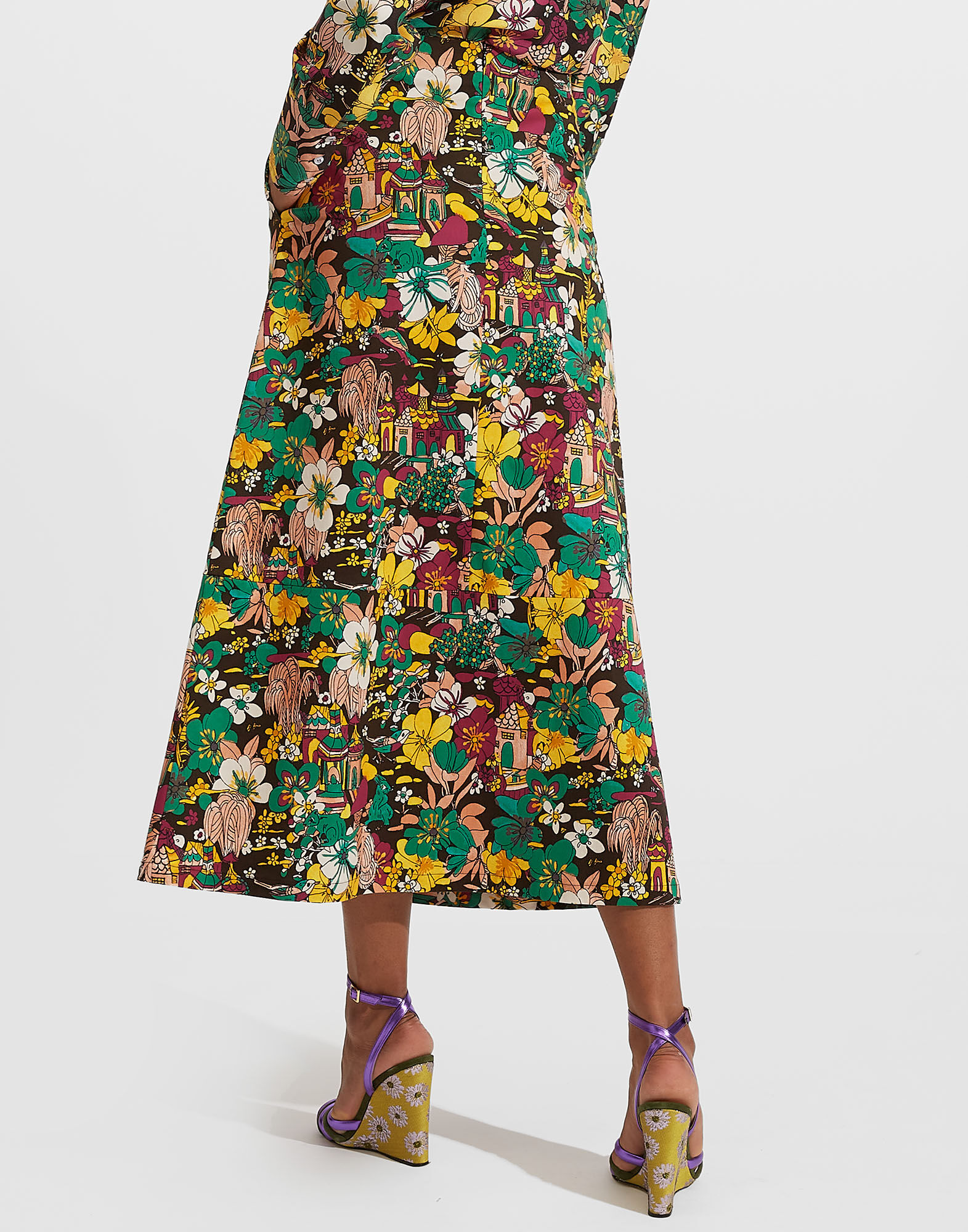 La DoubleJ A-Long Skirt Temples SKI0018COT006TEM0001