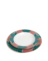 La DoubleJ Soup & Dinner Plate Set La DoubleJ Soup & Dinner Plate Set Slinky Verde DIS0050CER001SLI0005