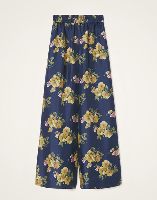 La DoubleJ Palazzo Pants La DoubleJ Palazzo Pants Riptide Midnight Blue TRO0003SIL001RIP01BU04