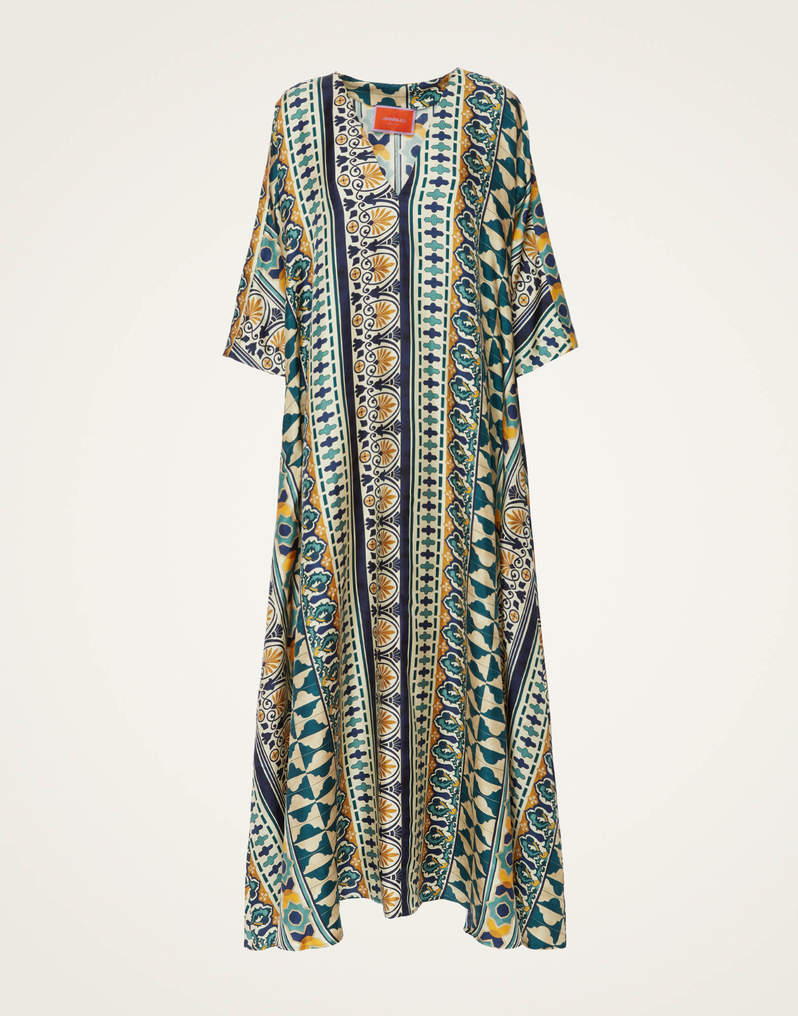 La DoubleJ Muumuu Dress La DoubleJ Muumuu Dress Casareale Small Placèe Cream DRE0308SIL001REA02WH03