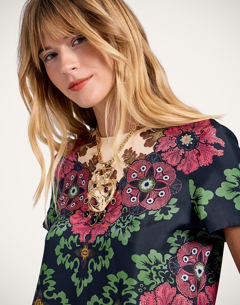 La DoubleJ Swing Dress La DoubleJ Swing Dress Bounty Placée Red DRE0128SIL006BOU01RE01