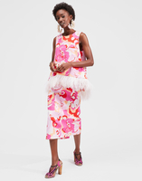 LaDoubleJ Pencil Skirt LaDoubleJ Pencil Skirt Peonia Rosa SKI0011COT005PEO0002