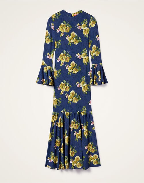 La DoubleJ Alba Dress La DoubleJ Alba Dress Riptide Midnight Blue DRE0670JER027RIP01BU04