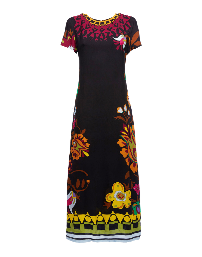 LaDoubleJ Swing Dress LaDoubleJ Swing Dress Selva Nero DRE0128VIS004SLV0001
