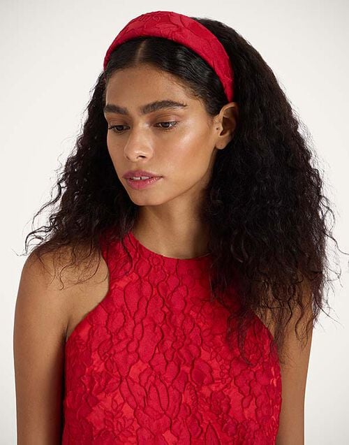 La DoubleJ Flat Headband La DoubleJ Flat Headband Peony Red HEB0023JCQ111PEO04RE01