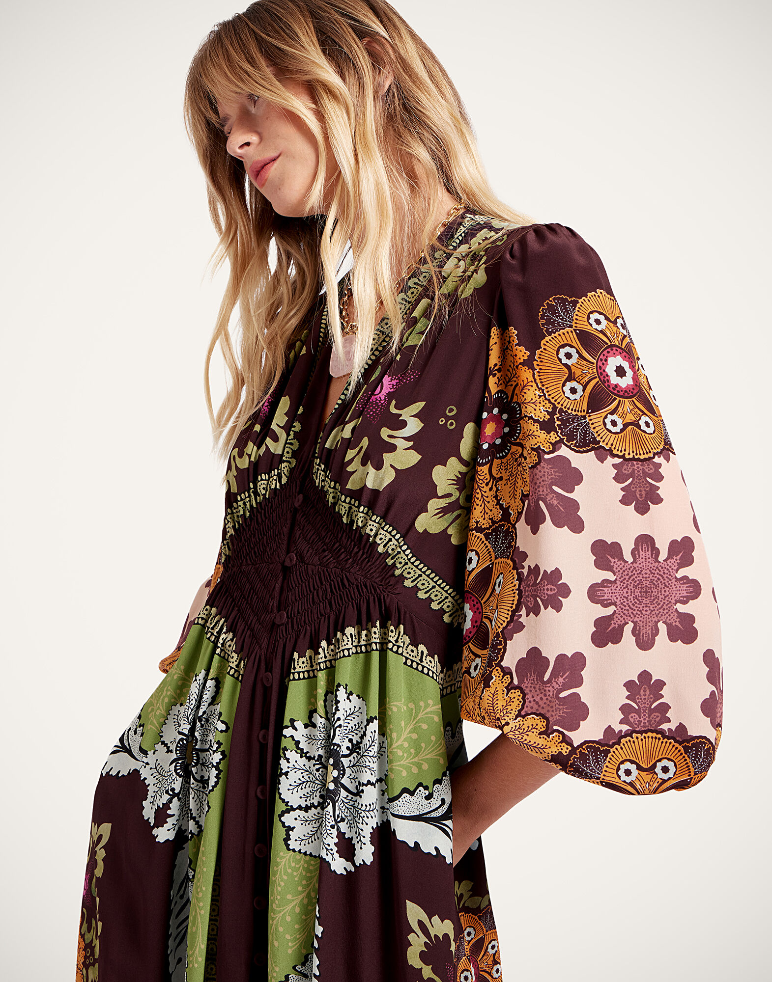 【新品未使用品】Montecristo French Sleeve Dress Montecristo French Sleeve Dress - メルカリ