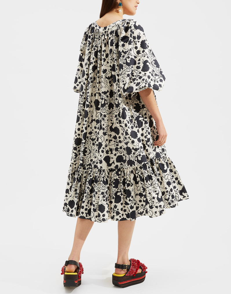 LaDoubleJ Folk Dress LaDoubleJ Folk Dress Himzes DRE0214COT001HIM0001