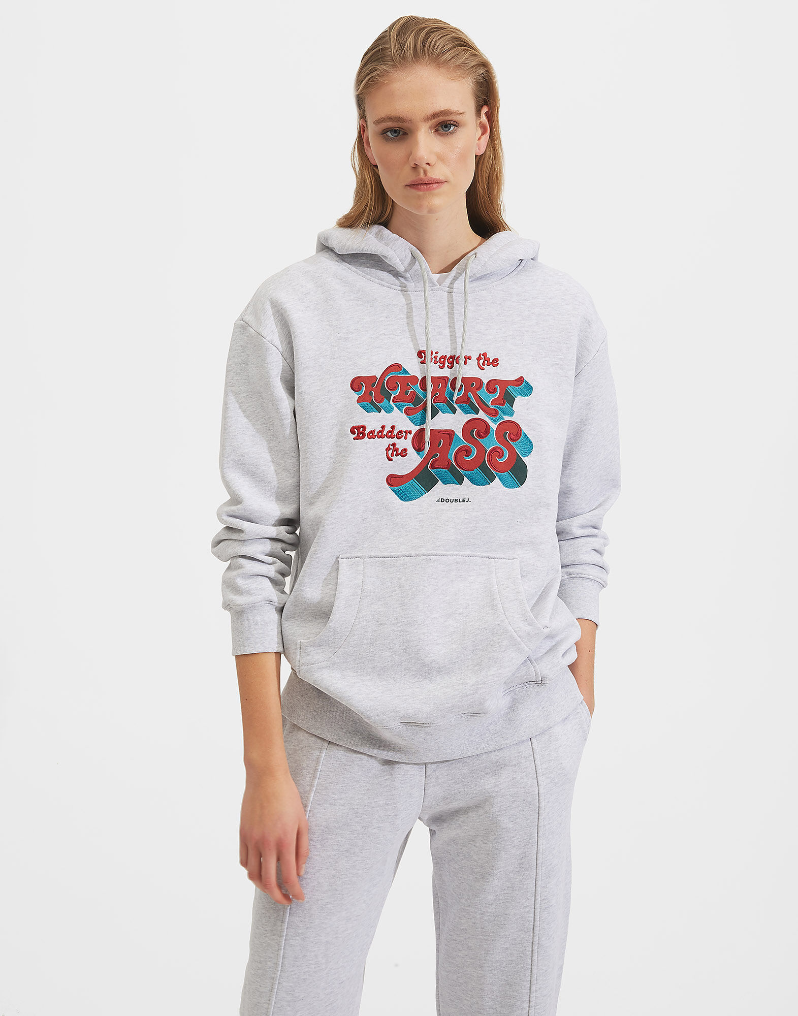 LaDoubleJ Sporty Sweater BadAss Slogan SWE0005JER013BAD0001