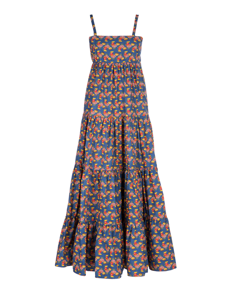 LaDoubleJ Bouncy Dress LaDoubleJ Bouncy Dress Galletti Blu DRE0042COT001GAL0003