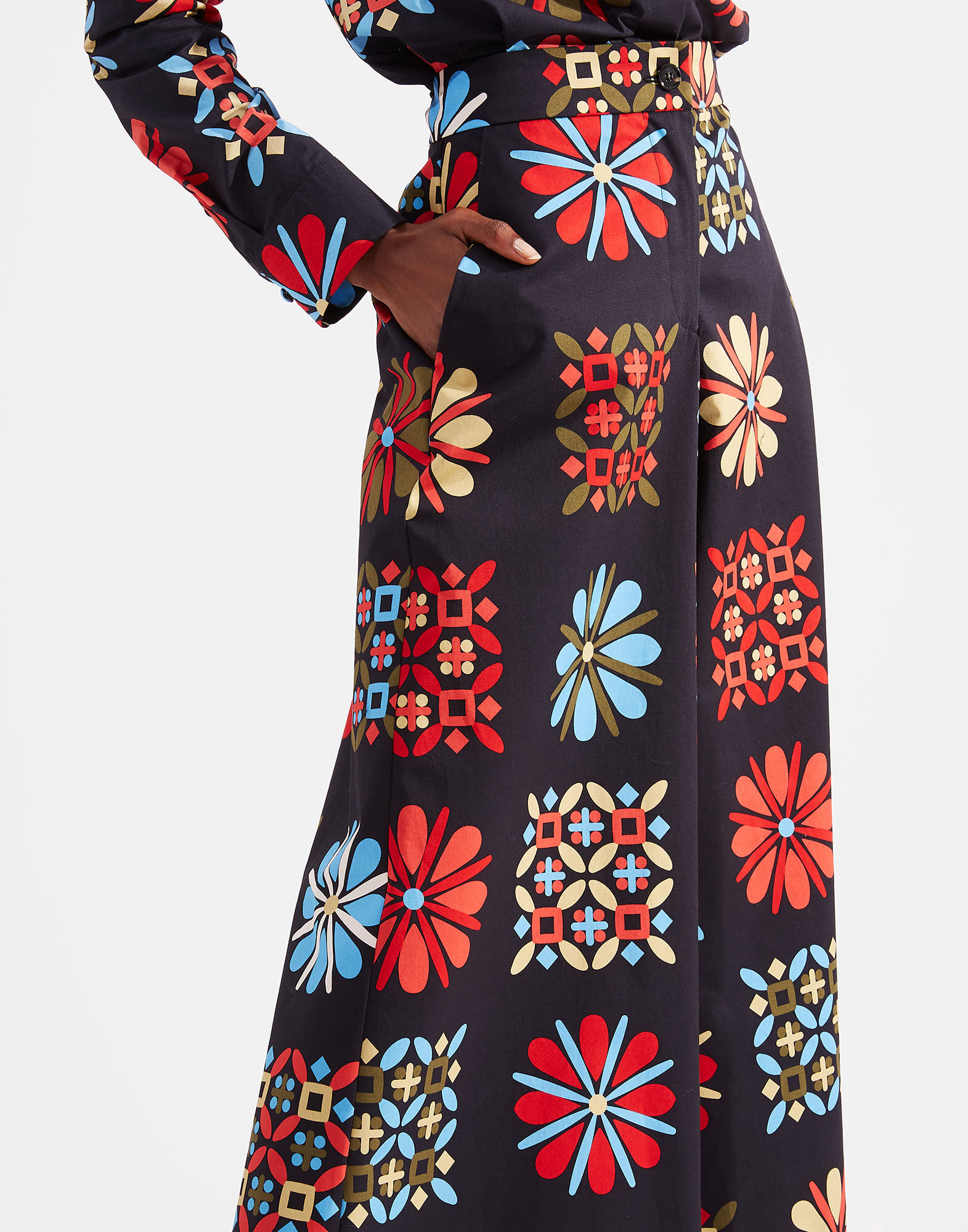 LaDoubleJ Coulotte Pants Vetrata Grande TRO0027COT006VET0003