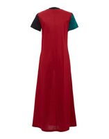 La DoubleJ Sporty Swing Dress La DoubleJ Sporty Swing Dress Color Block Rust DRE0247JER018CLB0001