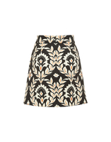 La DoubleJ Baia Mini Skirt Ghirlanda Black SKI0108JER034GHI01BL01