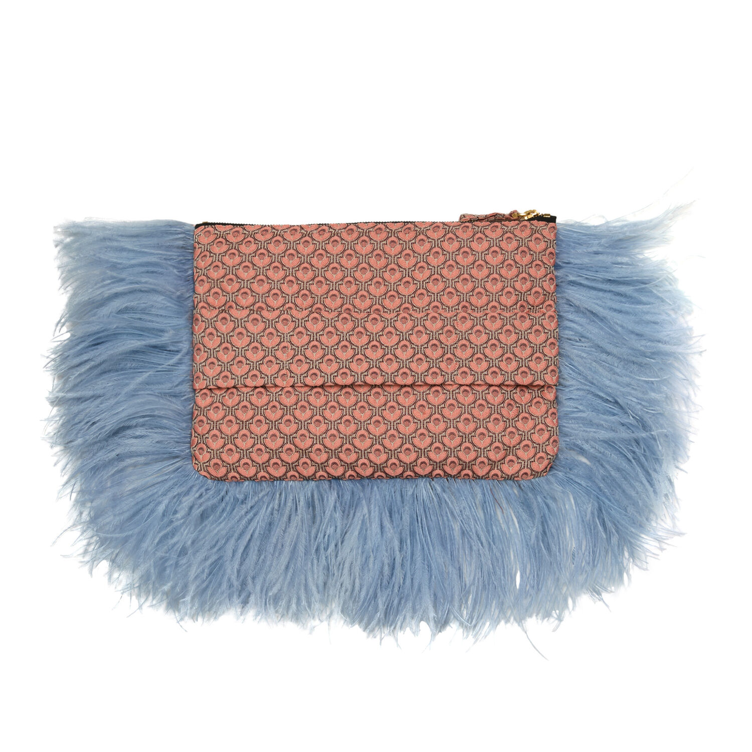  La Doublej Bags & Pochettes Women - Party Pochette Tulip Pale Pink One Size 75% Polyester 23% Polyamide 2% Ostrich Feathers 