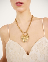 La DoubleJ Love Star Necklace La DoubleJ Love Star Necklace 24K Gold Plate & Swarovski Crystals NEC0046BRA007SOLIDYE05