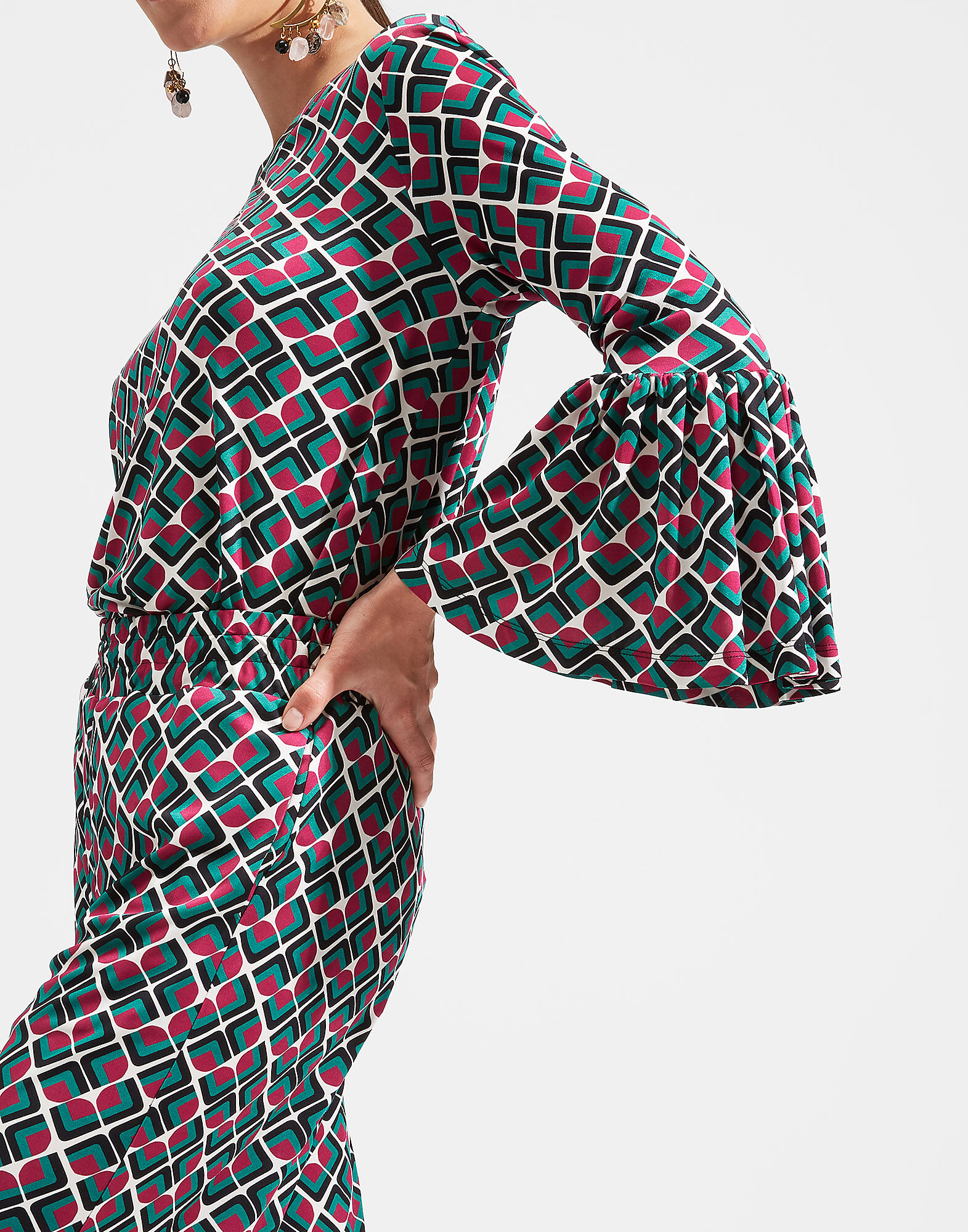 LaDoubleJ Gemini T-Shirt Domino Verde SHI0051JER003DOM0005