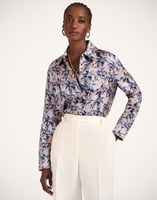 La DoubleJ Boy Shirt La DoubleJ Boy Shirt Mini Tropicana Mauve SHI0001SIL001TRC02PU06