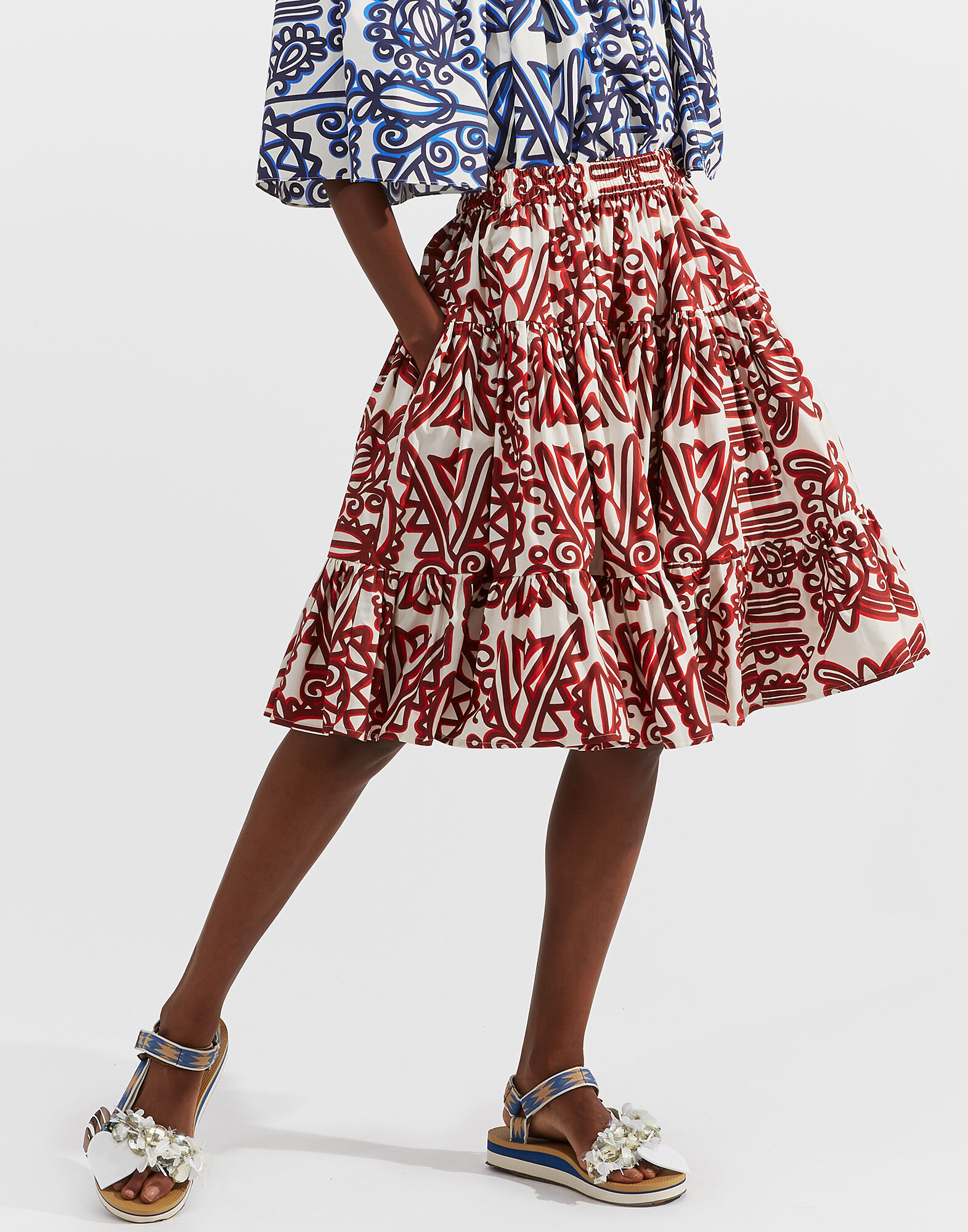 LaDoubleJ Love Skirt Parnaveg SKI0038COT001PRN0001