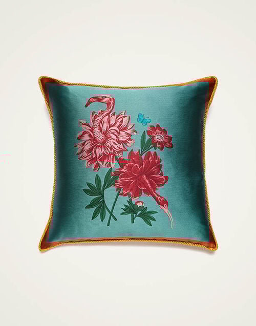 La DoubleJ Cushion La DoubleJ Cushion Birdbloom Sky Blue CUS0031JCQ122BIB02BU10