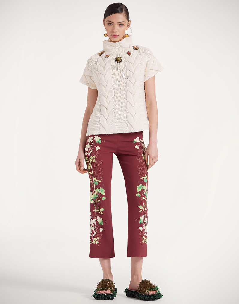 La DoubleJ Portrait Top La DoubleJ Portrait Top Solid Ivory PUL0204KNI120VA271WH04